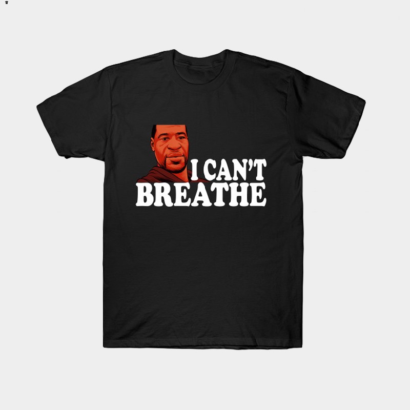 Men's Los Angeles Lakers NBA Death of George Floyd I Cannot Breathe Social Justice Black Basketball T-Shirt EDA6883GX